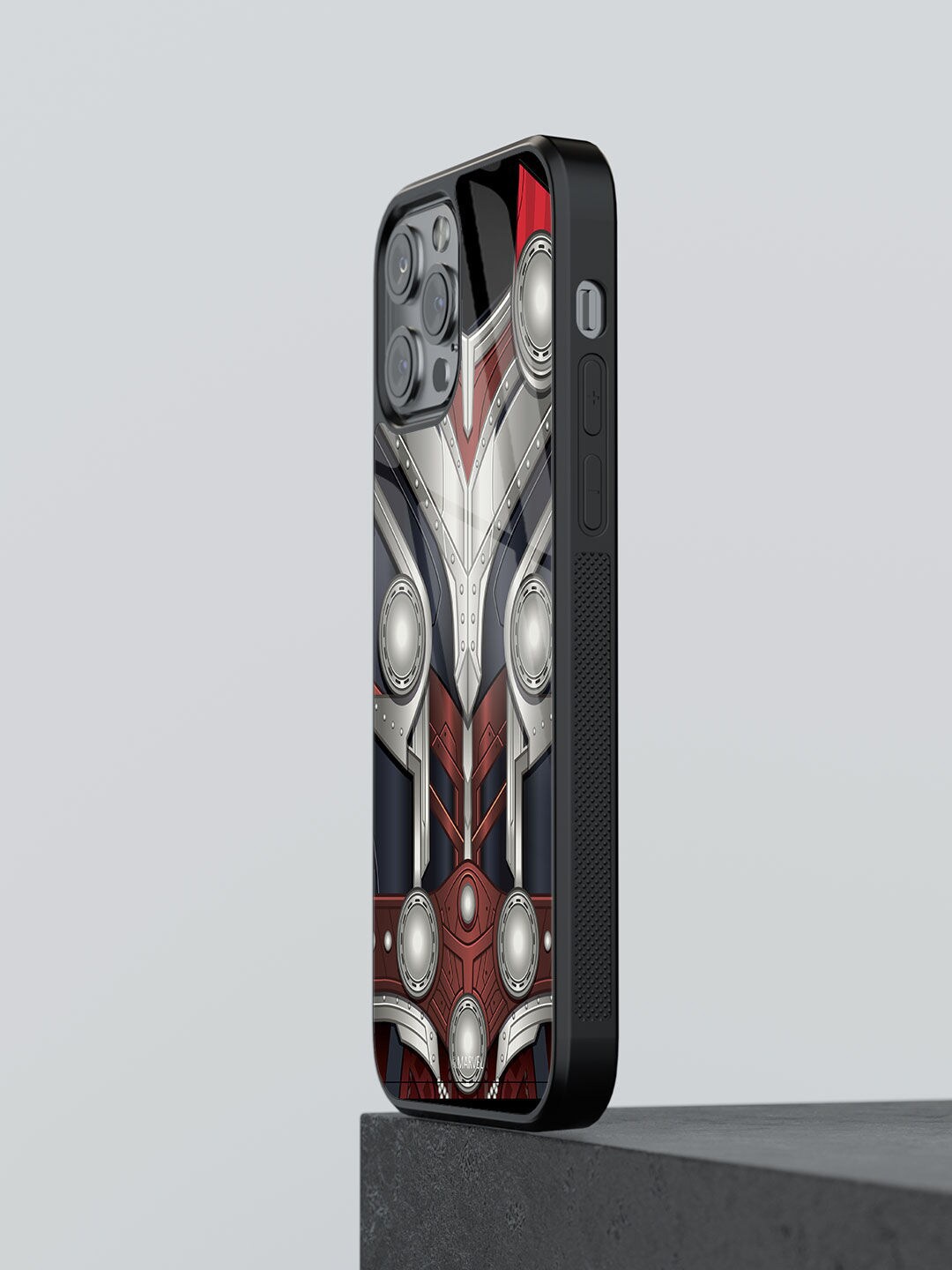 

Macmerise Silver-Toned & Black Printed iPhone 13 Pro Max Phone Cases
