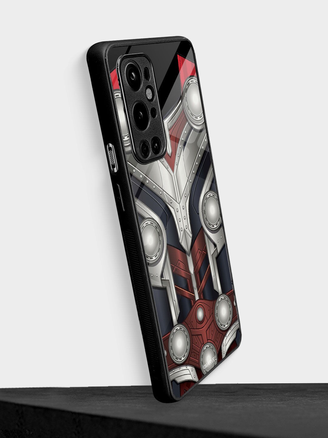 macmerise Red & Blue Suit up Mighty Thor Oneplus 9 Pro Mobile Phone Case