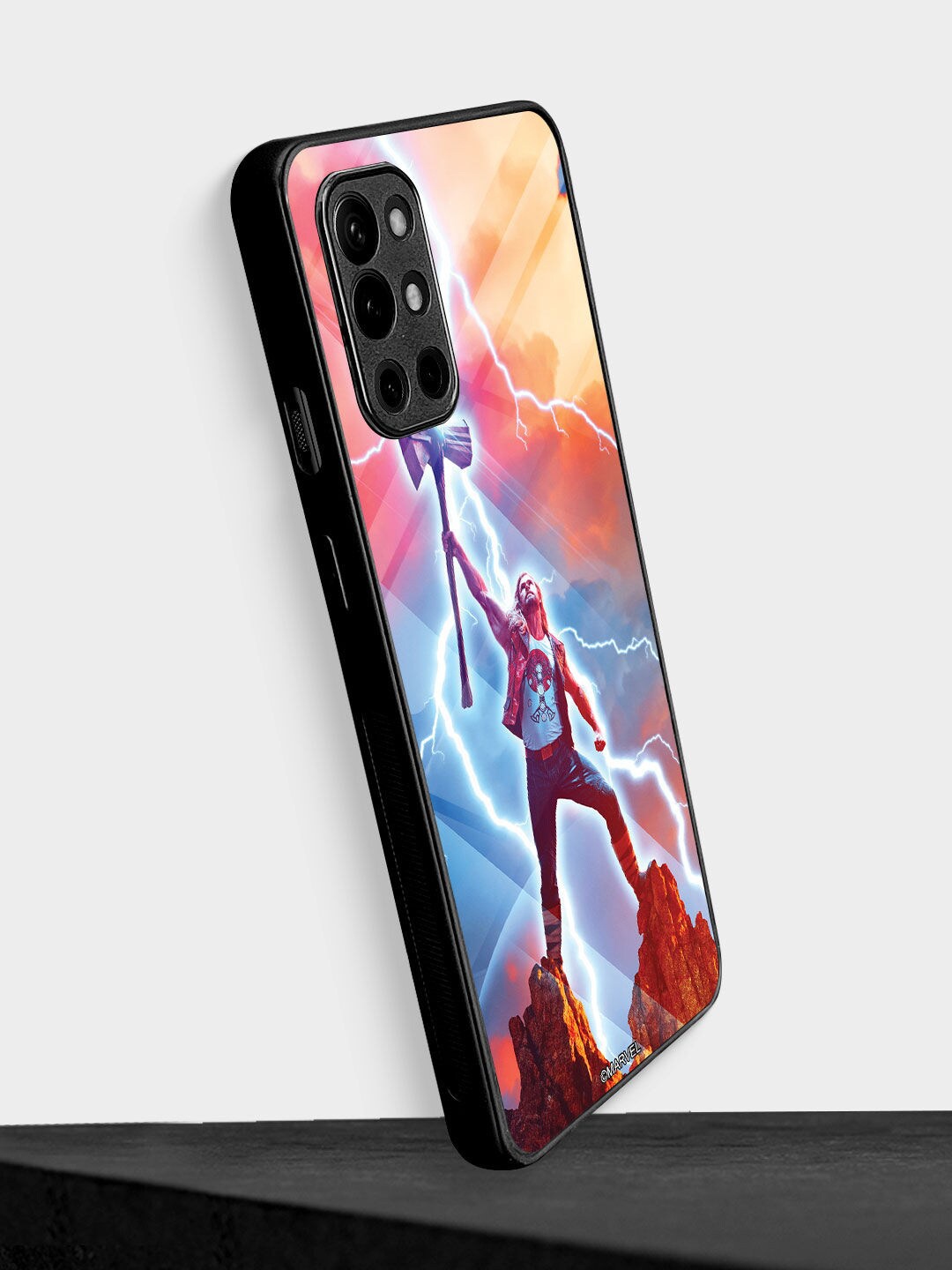 

macmerise Blue & Red Raise the Stormbreaker Oneplus 9R Mobile Phone Case