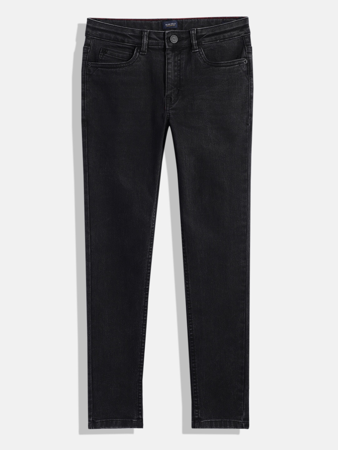 

Allen Solly Junior Boys Skinny Fit Clean Look Stretchable Jeans, Black