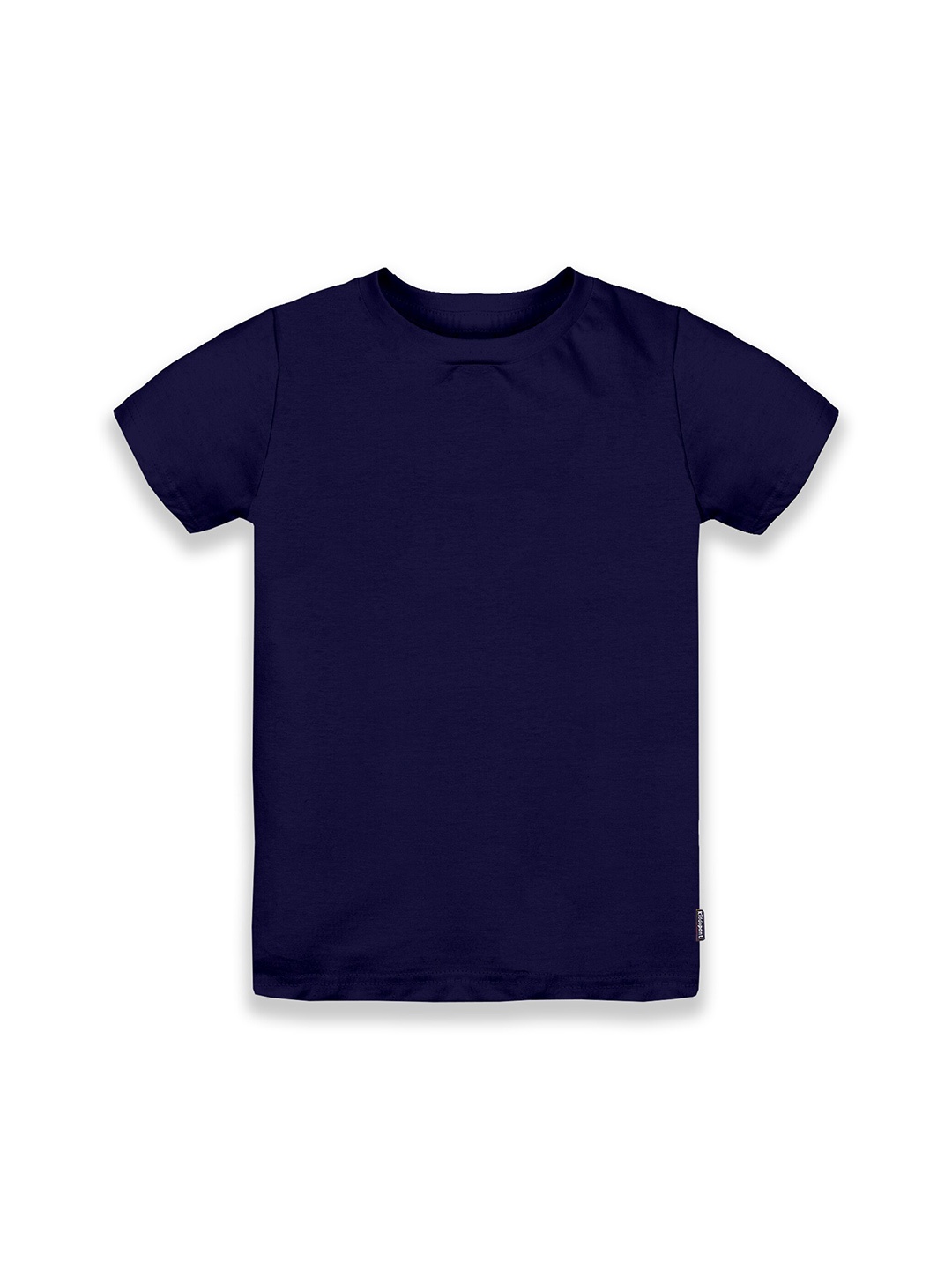 

KiddoPanti Boys Navy Blue Solid Round neck Pure Cotton T-shirt