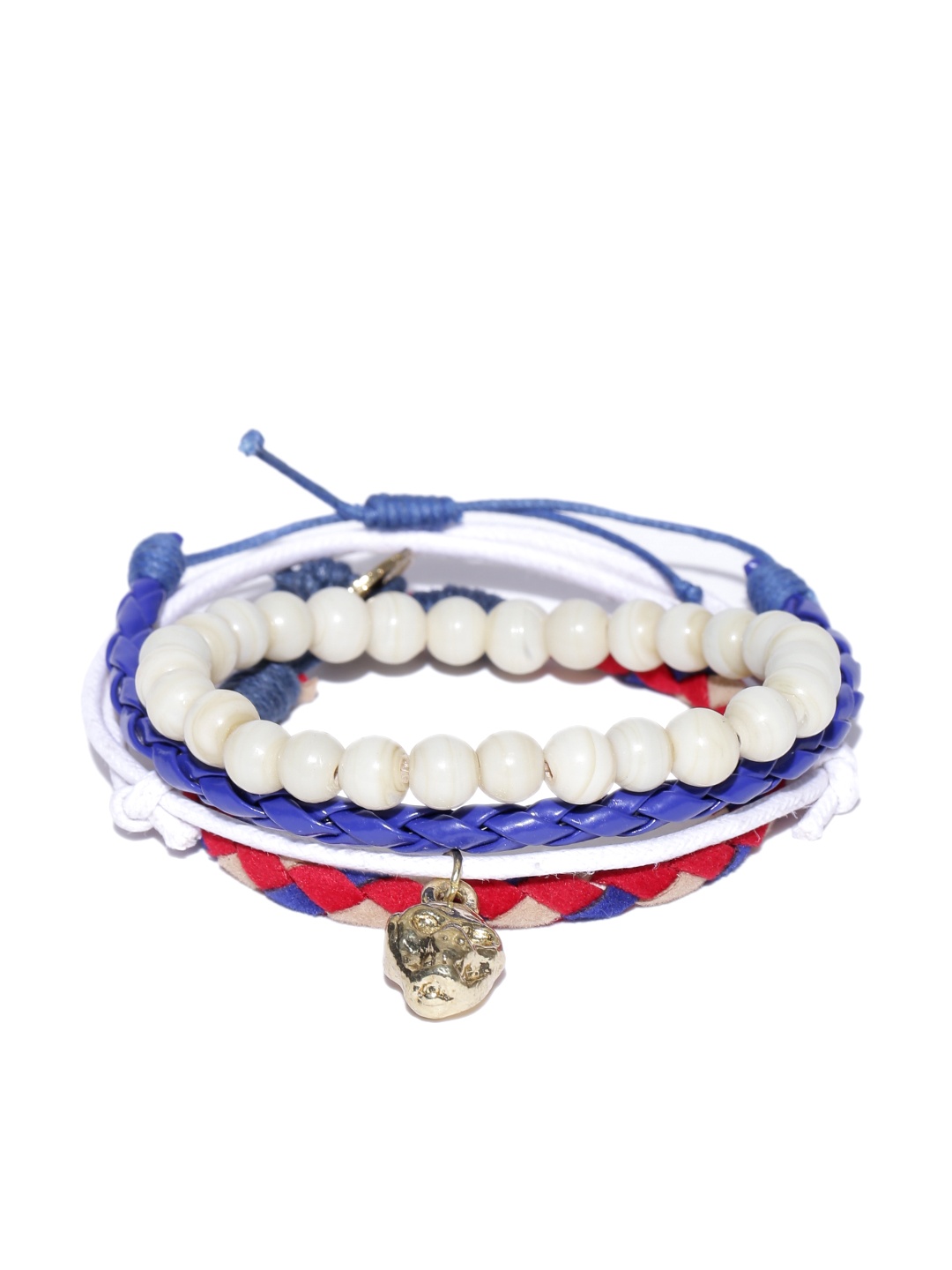 

Blueberry Men Set of 4 Bracelets, Multi