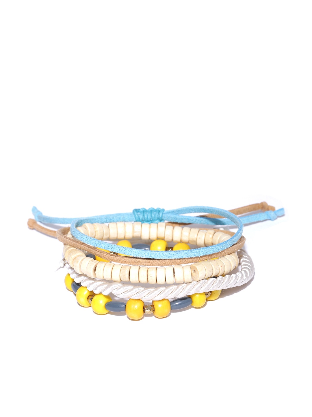 

Blueberry Men Set of 5 Bracelets, Multi