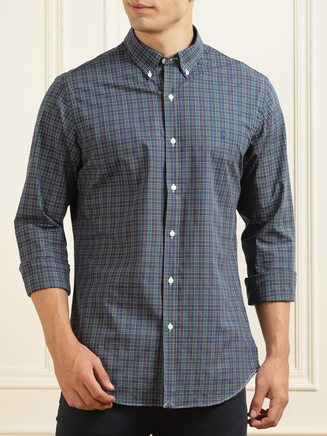 

Polo Ralph Lauren Men Comfort Tartan Checked Casual Shirt, Green