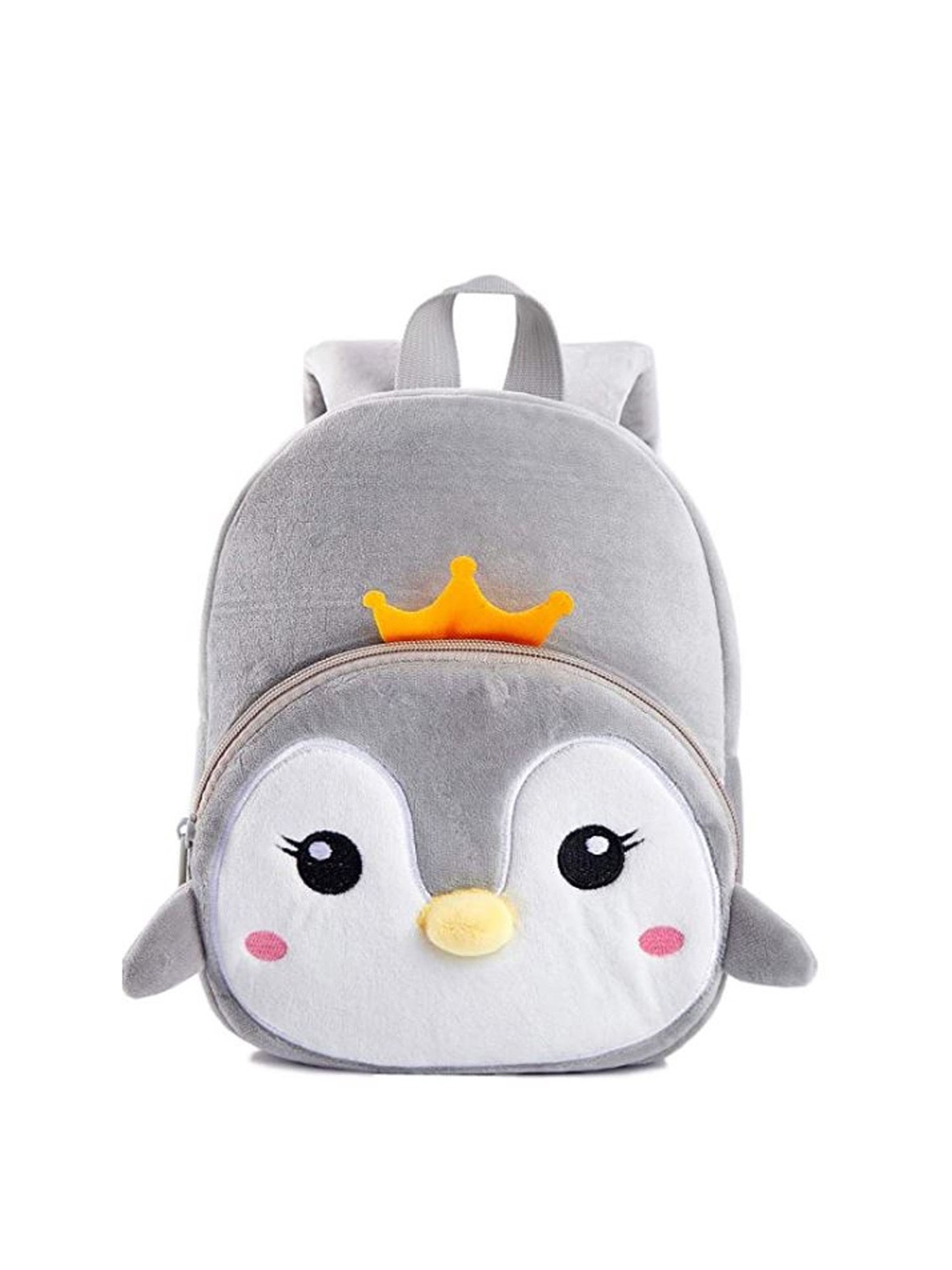 

Frantic Kids Grey & White Graphic Cat Backpack