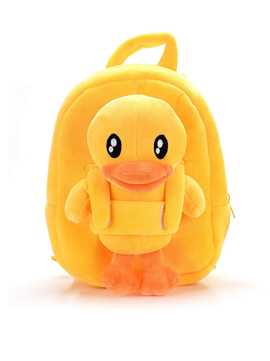 

Frantic Unisex Kids Velvet Backpack, Yellow
