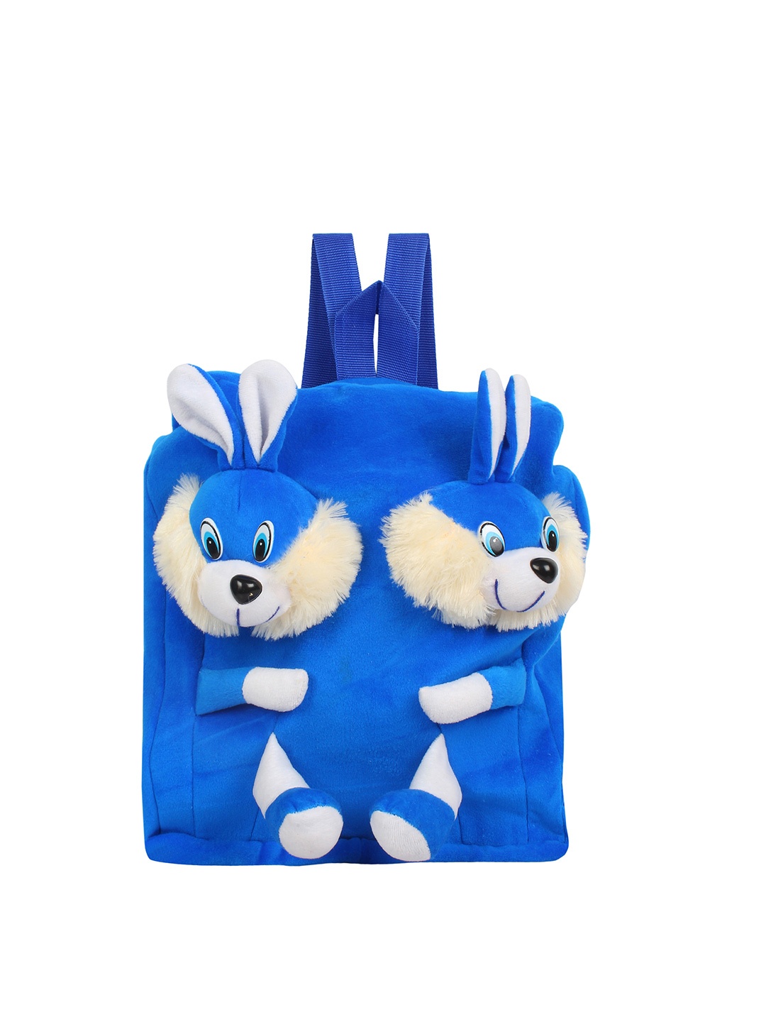

Frantic Unisex Kids Blue & Off White Backpack