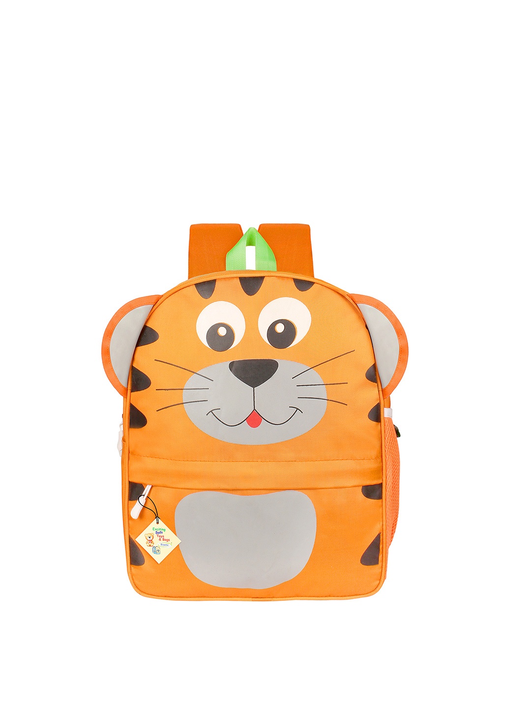 

Frantic Kids Orange & Off White Frantic Premium PU Graphic Backpack