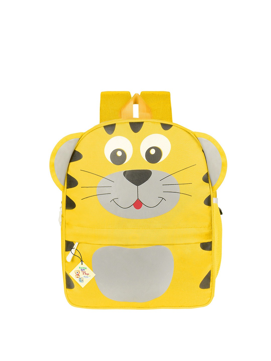 

Frantic Kids Yellow & Grey Graphic Tiger Backpack
