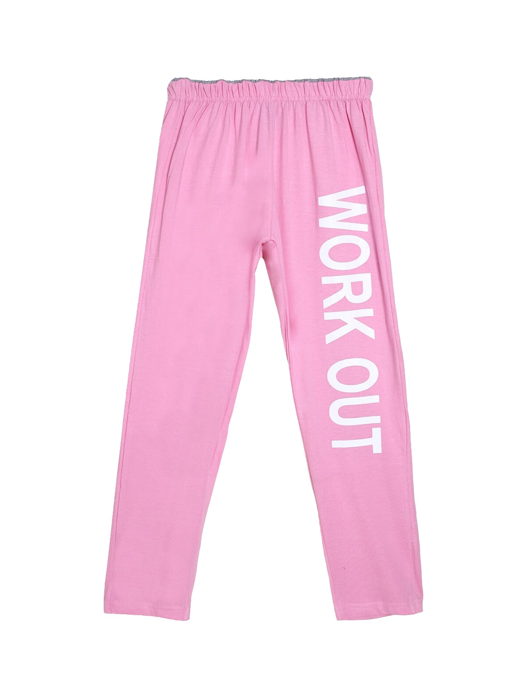 

SWEET ANGEL Boys Pink Printed Pure Cotton Relaxed-Fit Track Pants
