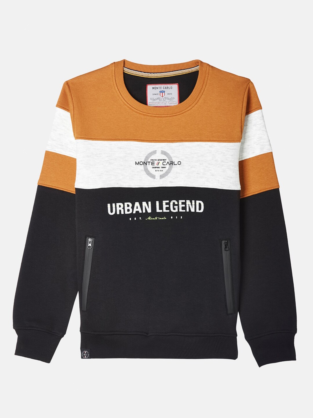 

Monte Carlo Boys Printed Sweatshirt, Black