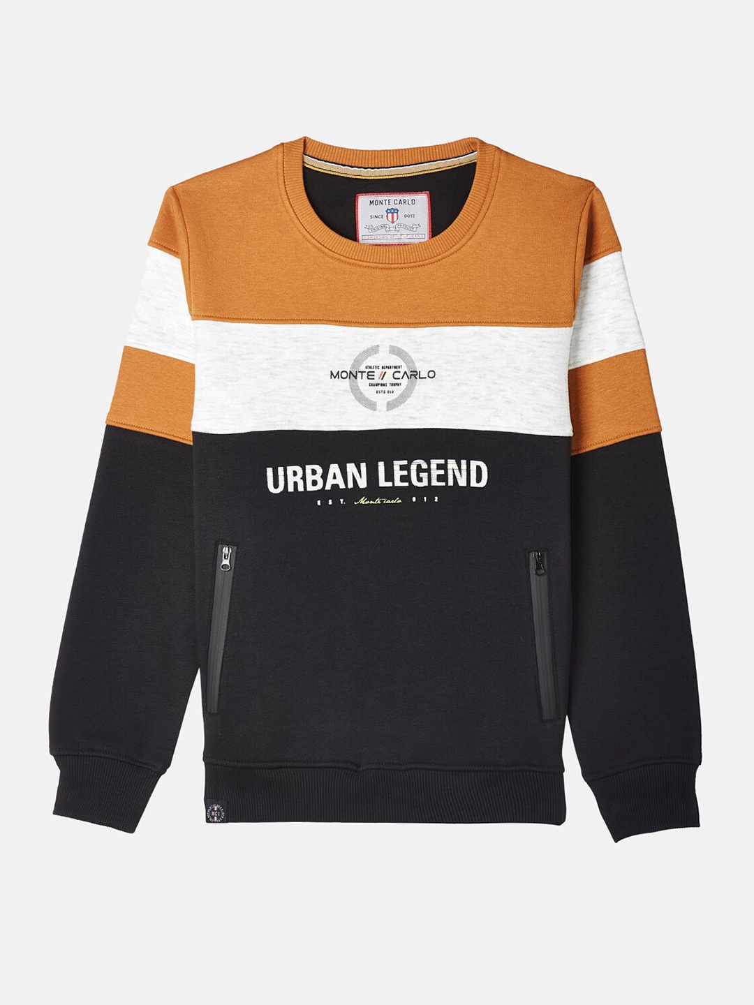 

Monte Carlo Boys Printed Sweatshirt, Black