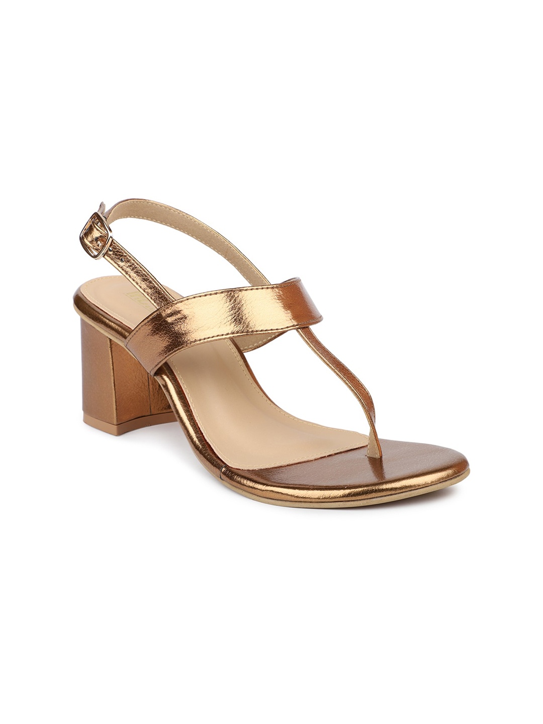 

Inc 5 Women Antique Embellished Block Heel Sandals, Gold