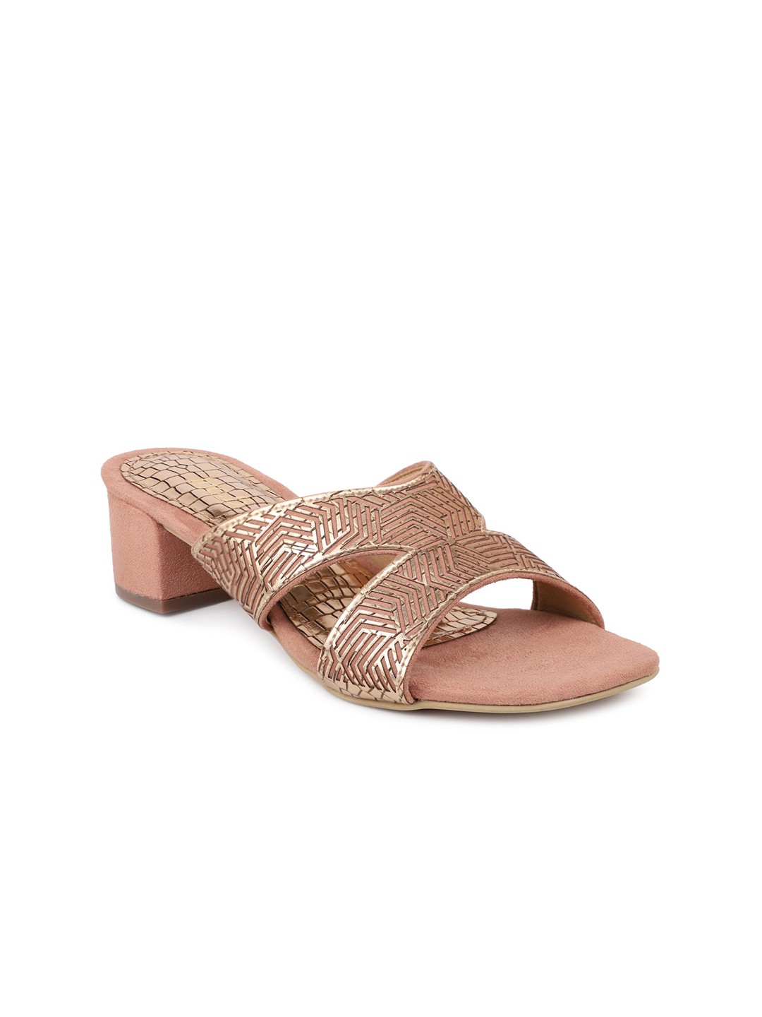 

Inc 5 Peach-Coloured Block Heels