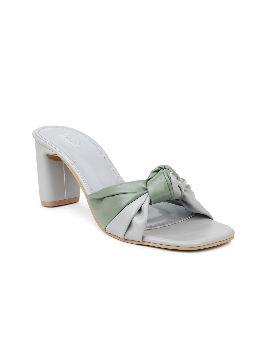 

Inc 5 Women Grey Party High-Top Block Heels