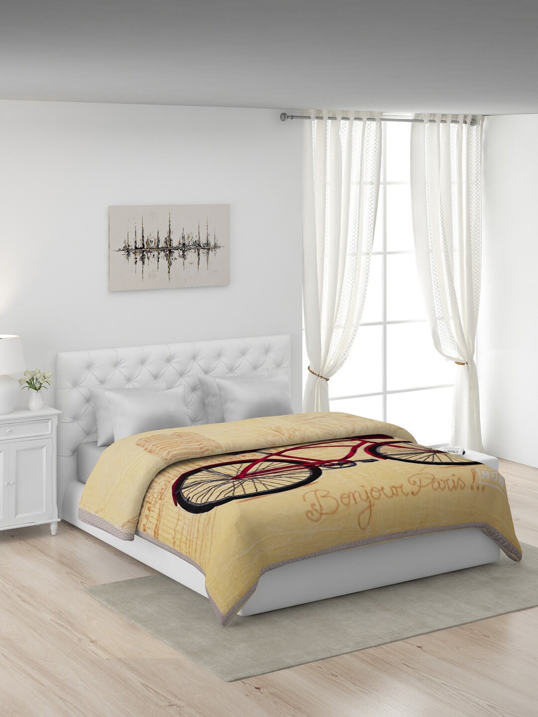 

Monte Carlo Brown & Red Heavy Winter Double Bed Blanket
