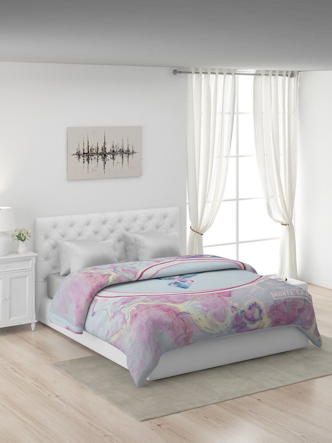 

Monte Carlo Blue & White Floral Heavy Winter Double Bed Blanket