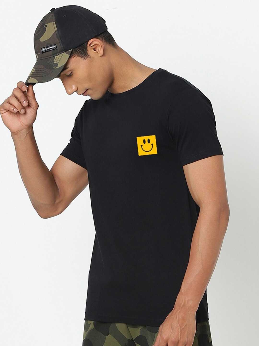 

Bewakoof Men Black Typography Printed T-shirt