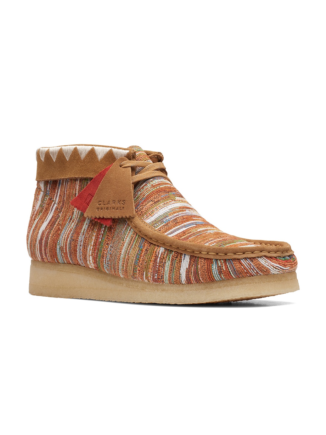 

Clarks Men Brown Printed Casual Boots