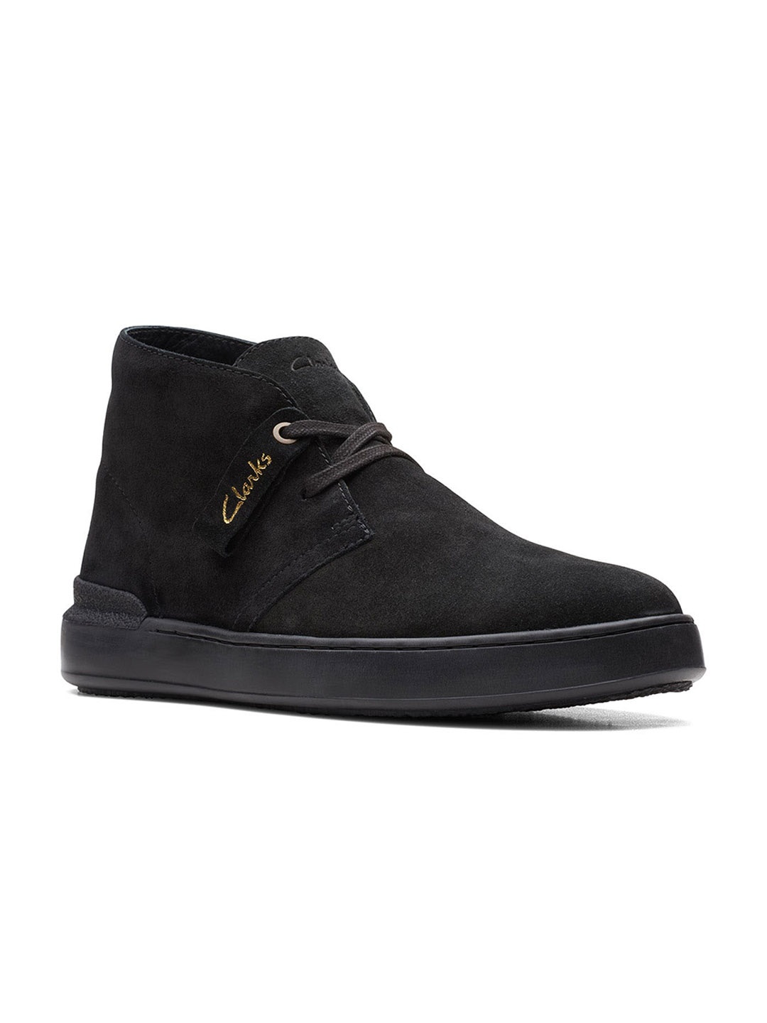 

Clarks Men Black Solid Ankle Boots