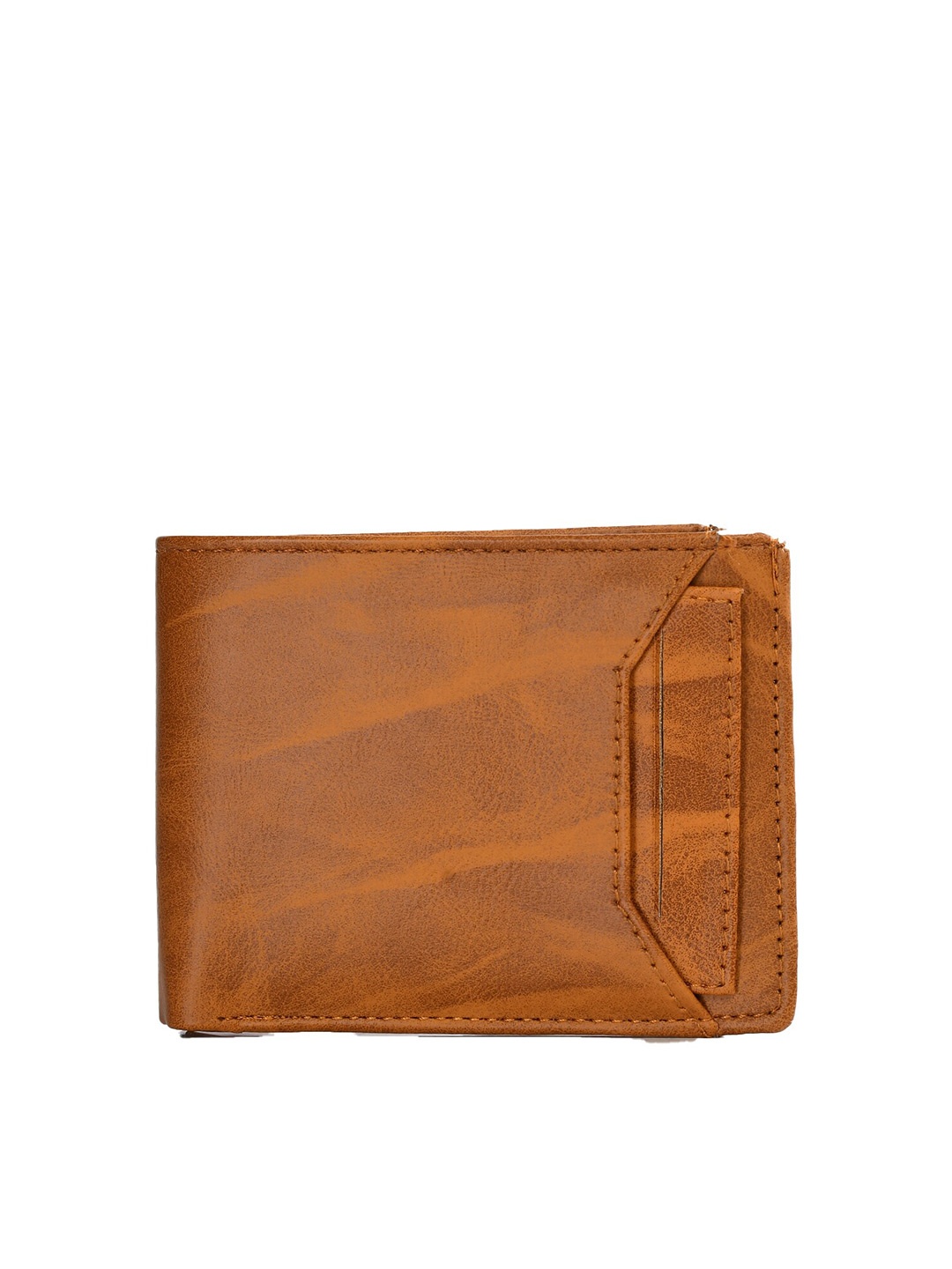 

Kastner Men Textured PU Two Fold Wallet, Tan