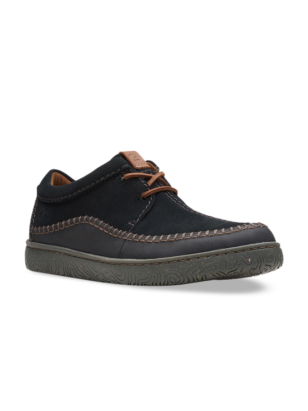 

Clarks Men Black Suede Sneakers