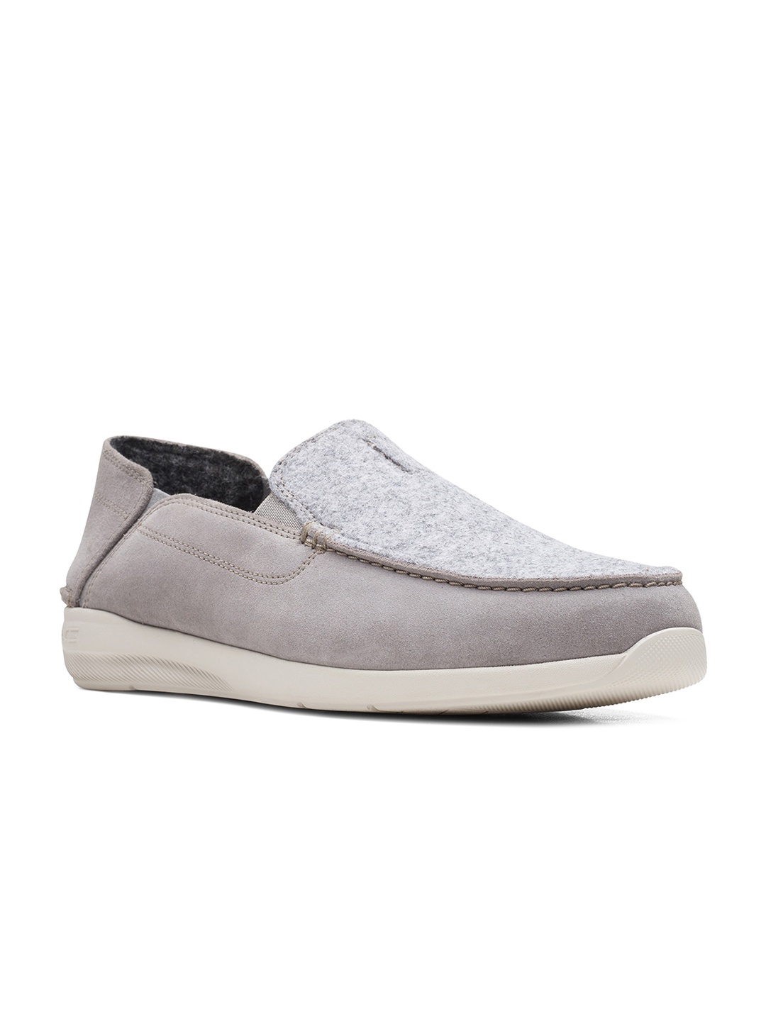 

Clarks Men Suede Slip-On Lightweight Sneakers, Grey