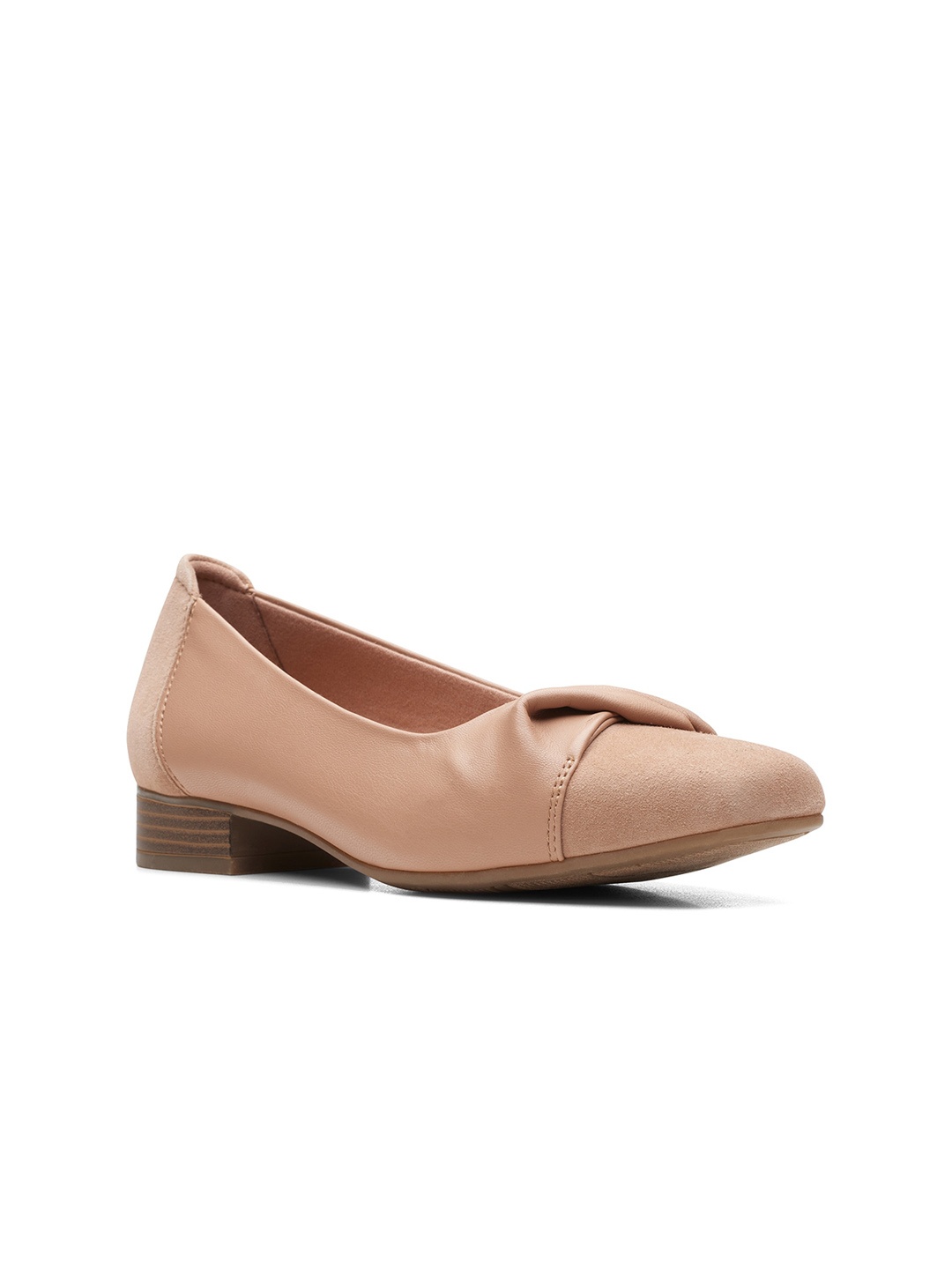 

Clarks Brown Block Solid Pumps