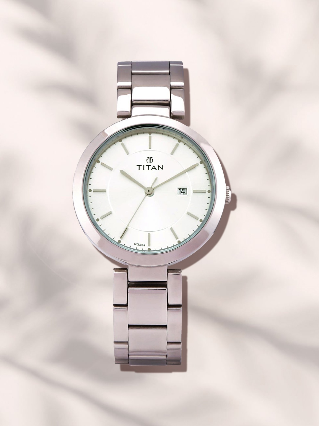 

Titan Women White Analogue Watch 2480SM07