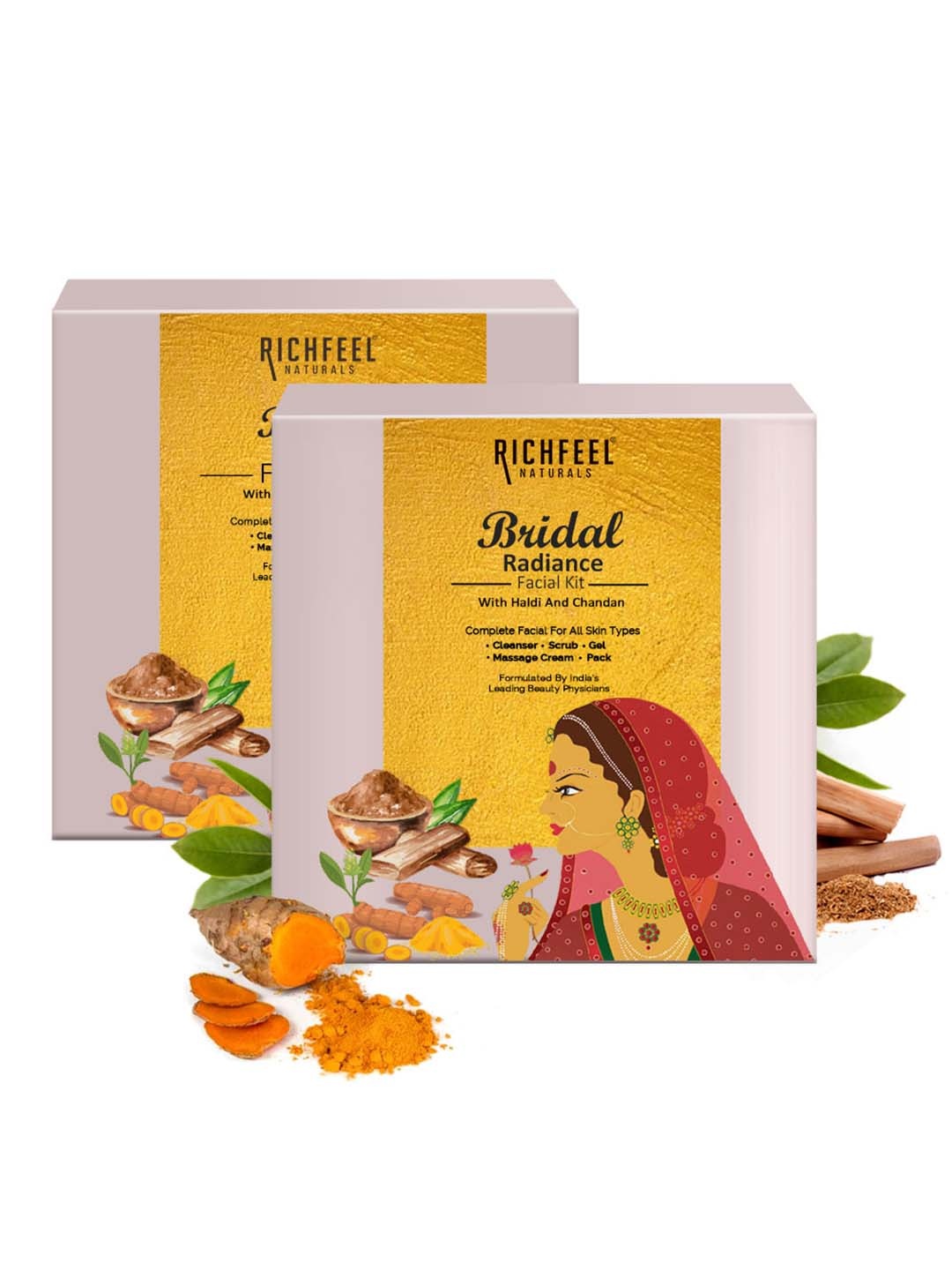 

Richfeel Pack Of 2 Bridal Radiance Facial Kit, White