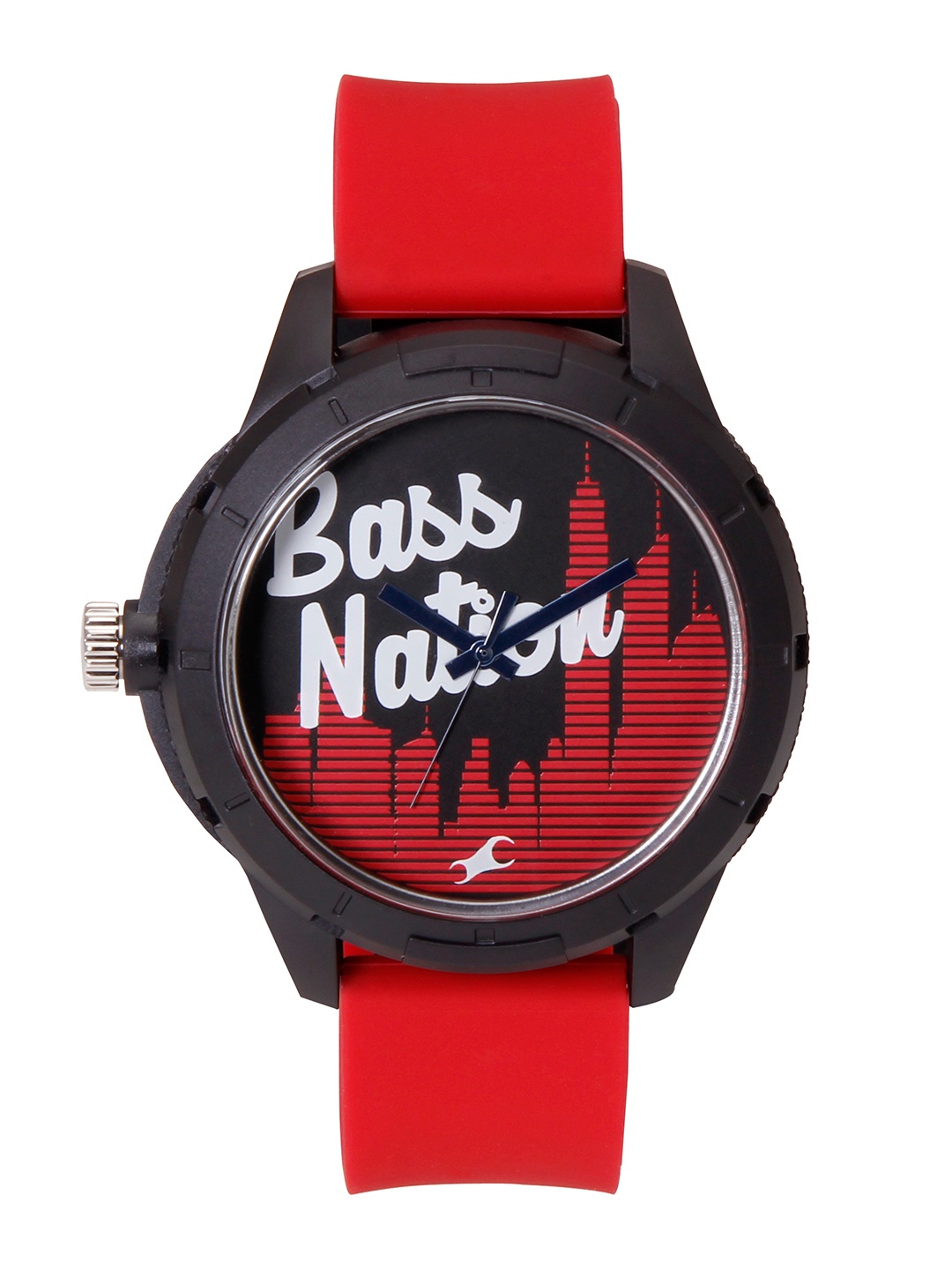 

Fastrack Unisex Red & Black Printed Analogue Watch 38019PP09J