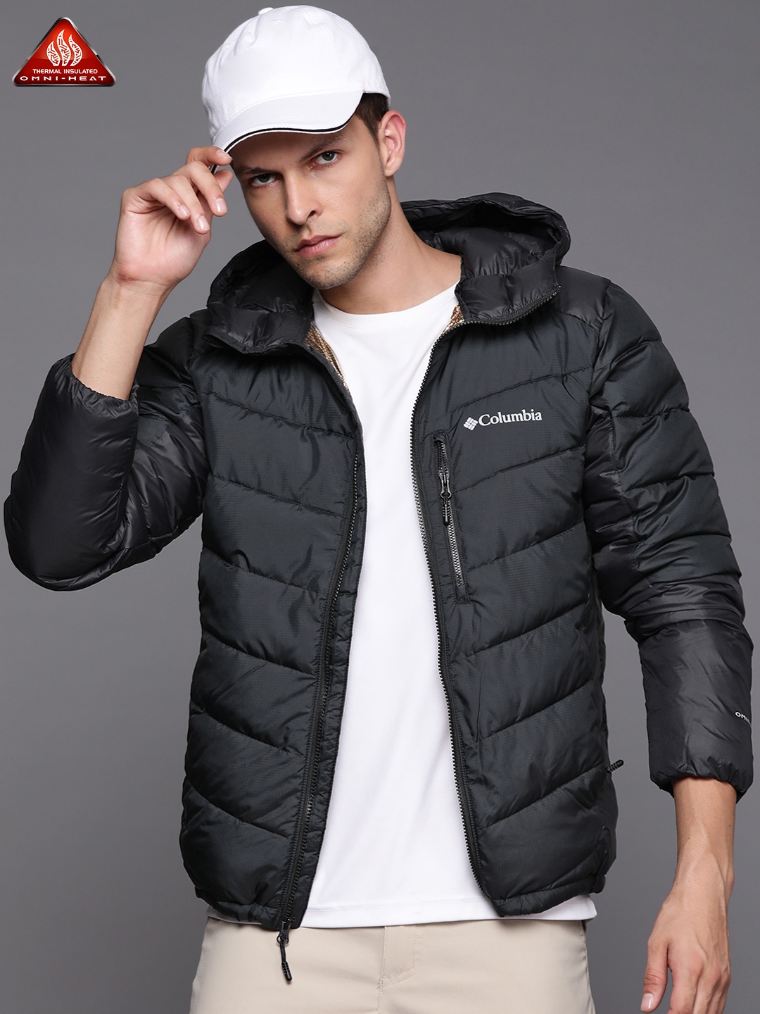 

Columbia Men Black Outdoor Omni Heat Infinity Puffer Jacket