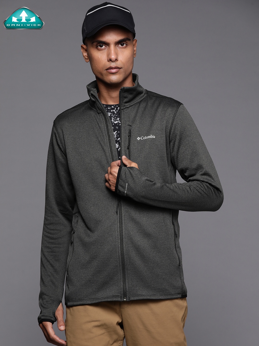 

Columbia Men Black Outdoor Sporty Jacket