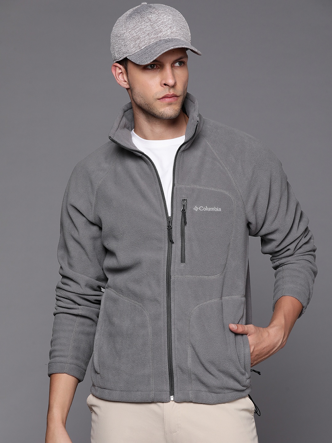 

Columbia Men Grey Outdoor Sporty Jacket