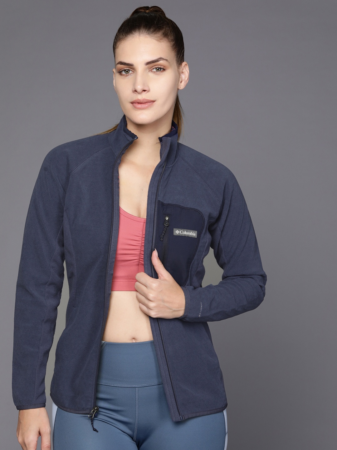 

Columbia W Outdoor Tracks Full Sporty Jacket, Navy blue