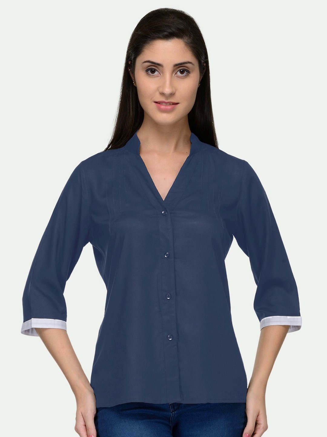 

PATRORNA Women Grey Comfort Casual Shirt