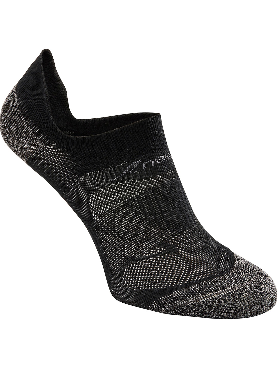 

Newfeel By Decathlon Black Patterned Ankle-Length Socks