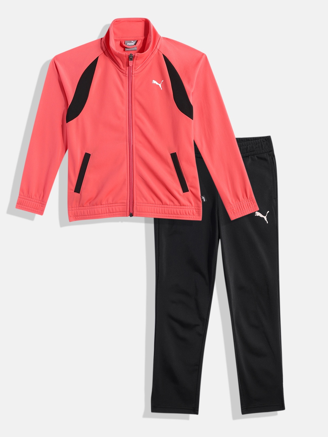 

Puma Girls Classic Tricot Tracksuit, Pink