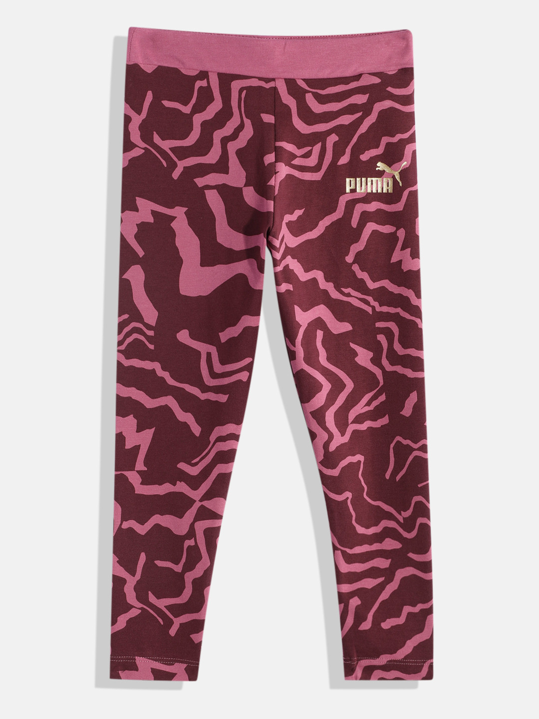 

Puma Girls Alpha AOP Printed Leggings, Purple