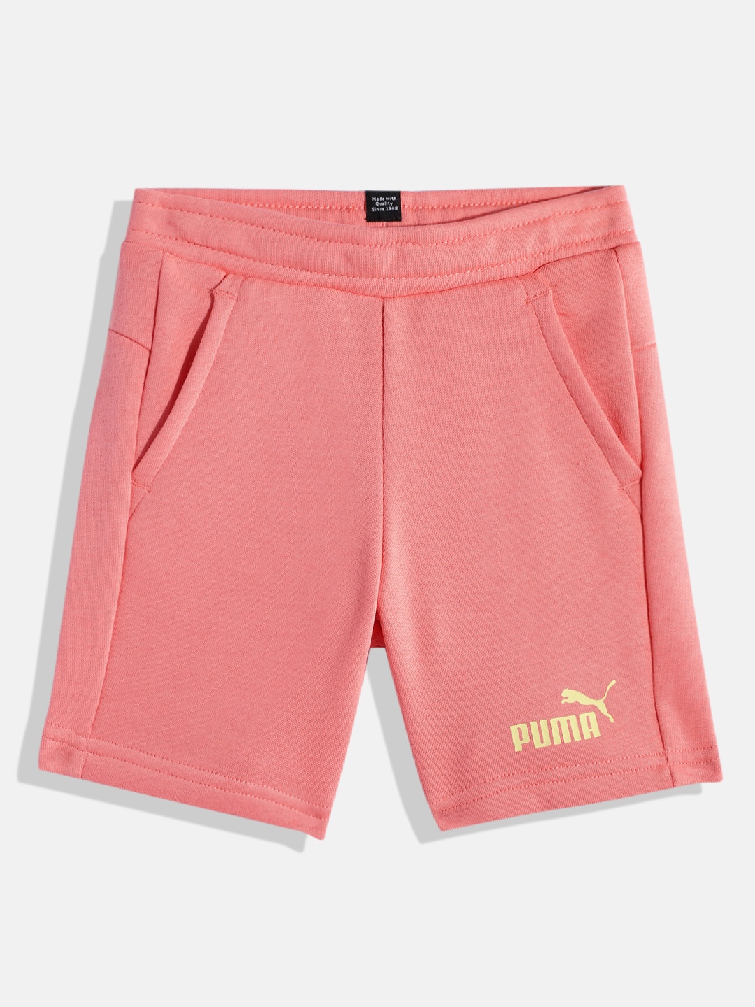 

Puma Boys Essentials Youth Sweat Shorts, Pink