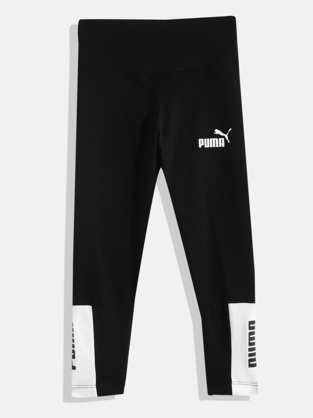 

Puma Girls Power Brand Logo Print Leggings, Black