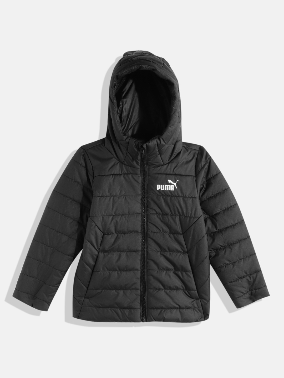 

Puma Boys Essential Padded Regular Fit Jacket, Black