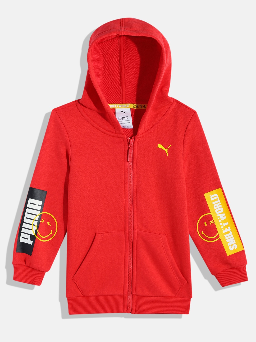 

Puma Kids Smiley World Bomber Jacket, Red