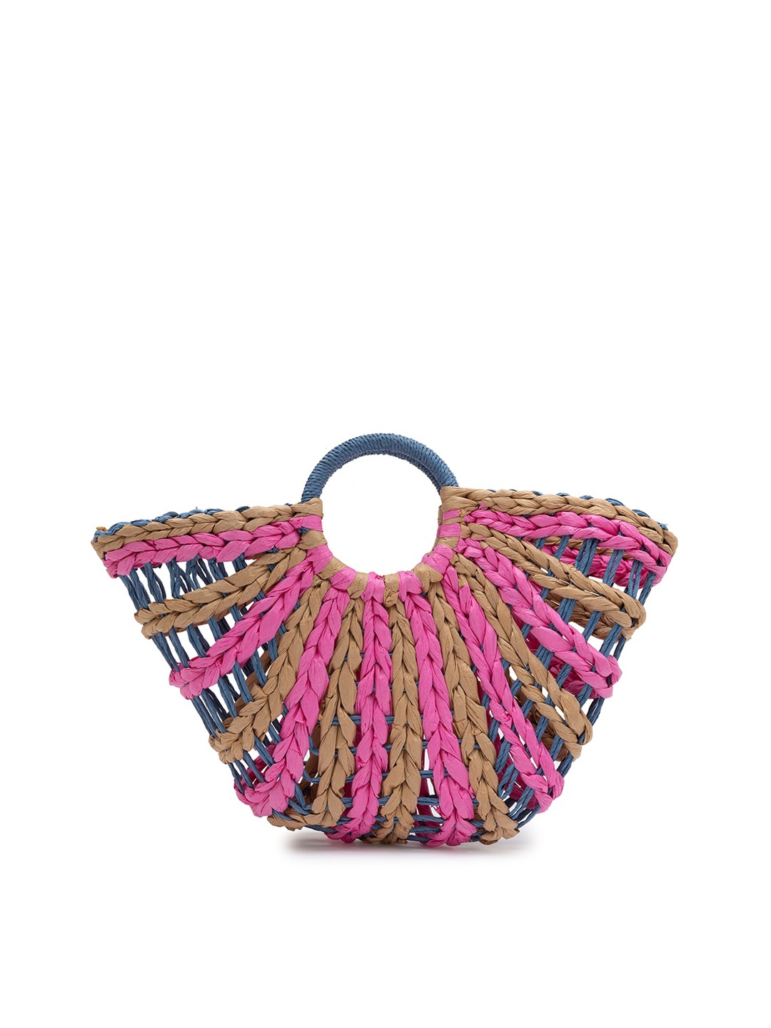 

Sole To Soul Pink Structured Handheld Bag