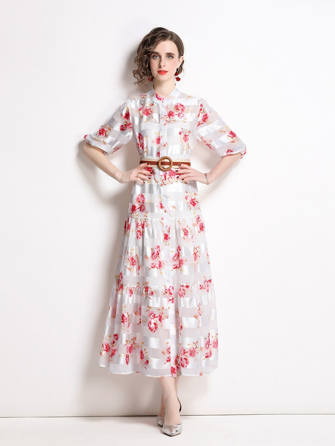 

JC Collection Multicoloured Floral Maxi Dress, Multi
