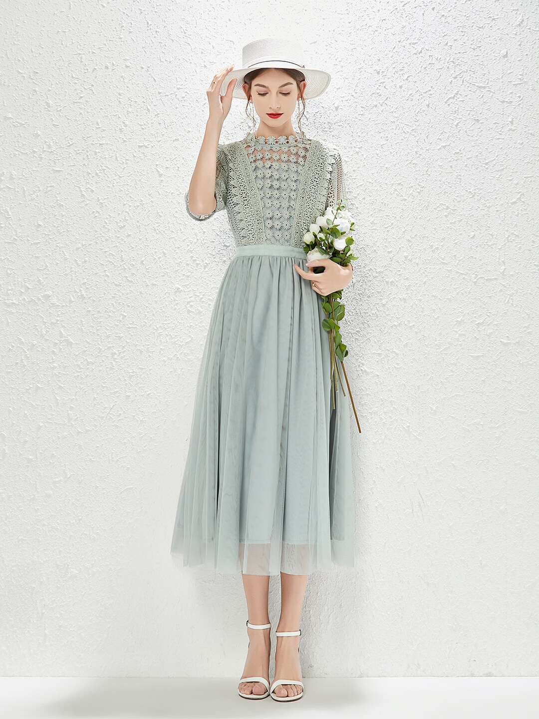 

JC Collection Green Midi Dress