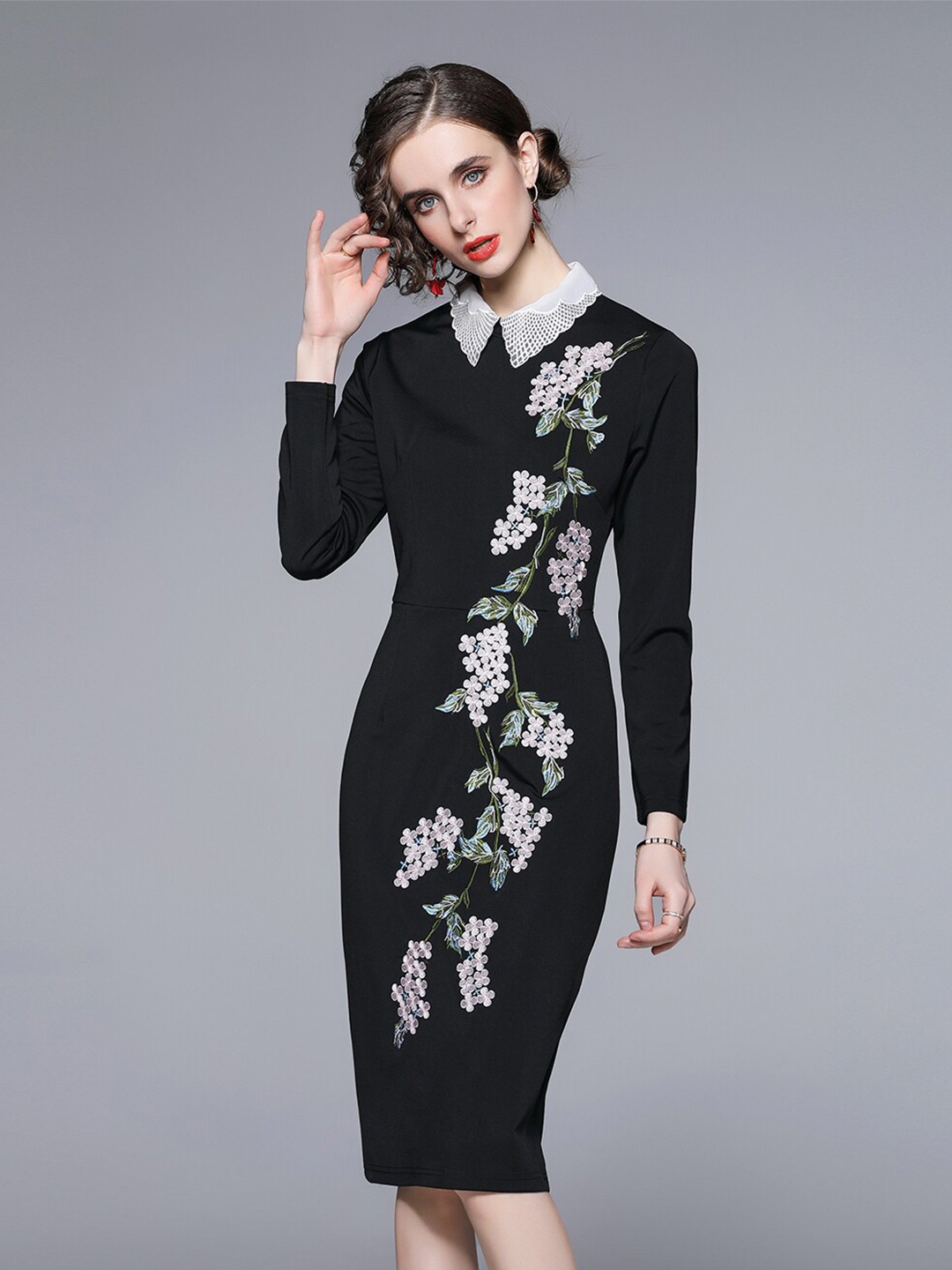 

JC Collection Black Sheath Dress