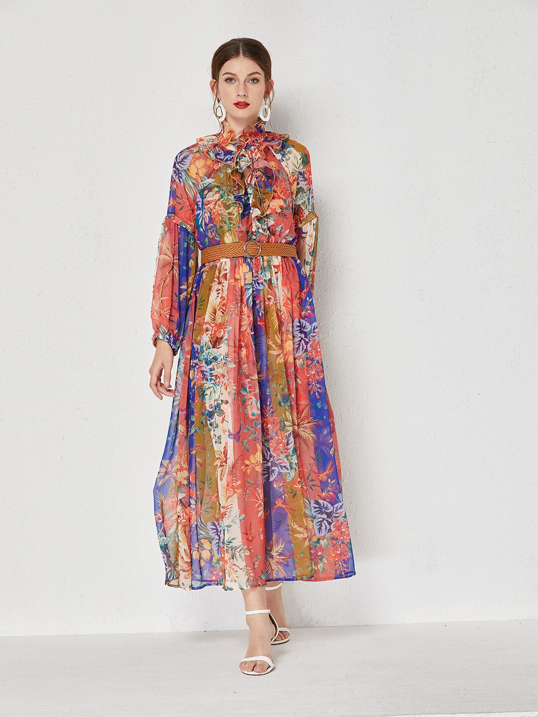 

JC Collection Multicoloured Floral Maxi Dress, Multi