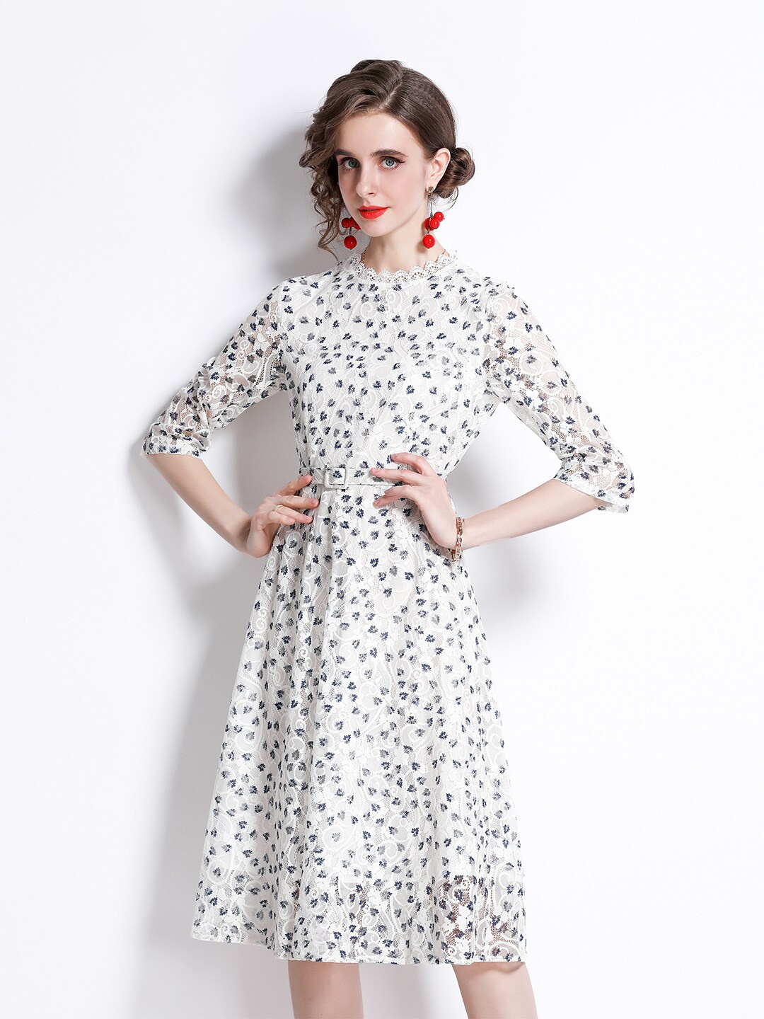 

JC Collection Multicoloured Floral Dress, Multi