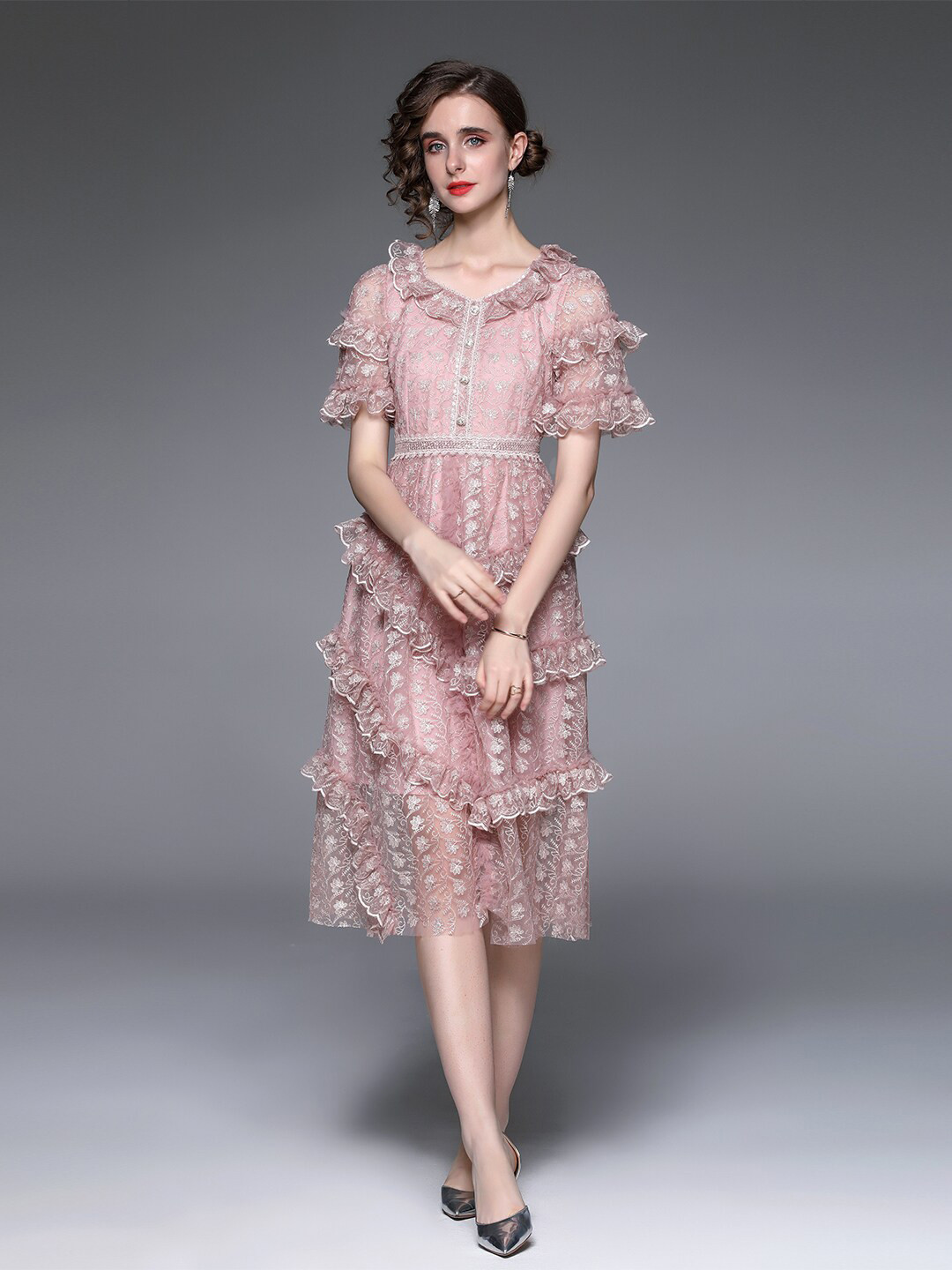 

JC Collection Pink Midi Dress